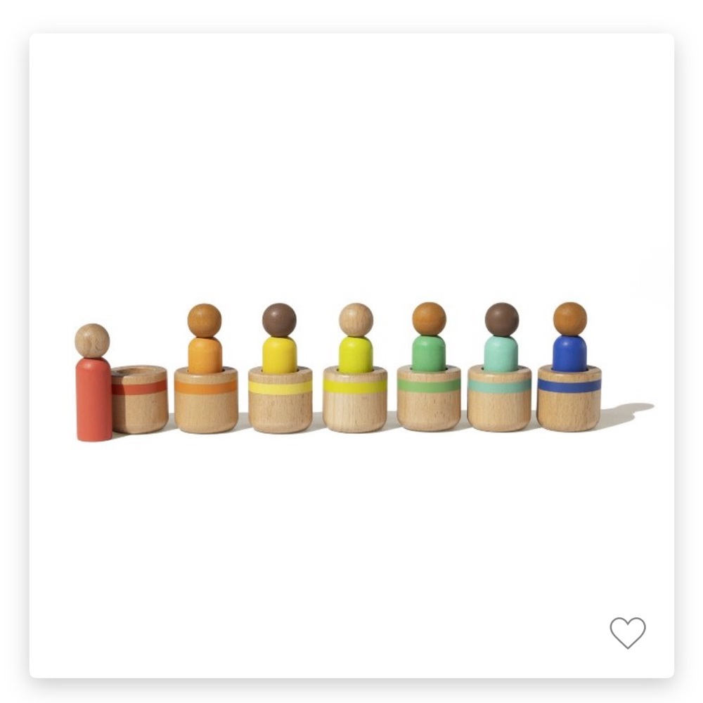 Lovevery Post & Play Peg People - like new